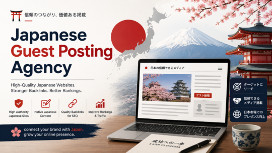 Japanese guest posting agency